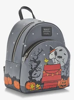 Loungefly Peanuts Snoopy & Woodstock Halloween Mini Backpack