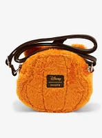 Loungefly Disney Winnie The Pooh Pumpkin Fuzzy Crossbody Bag