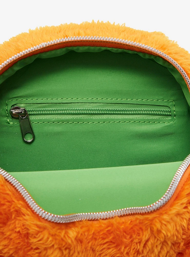 Loungefly Disney Winnie The Pooh Pumpkin Fuzzy Crossbody Bag