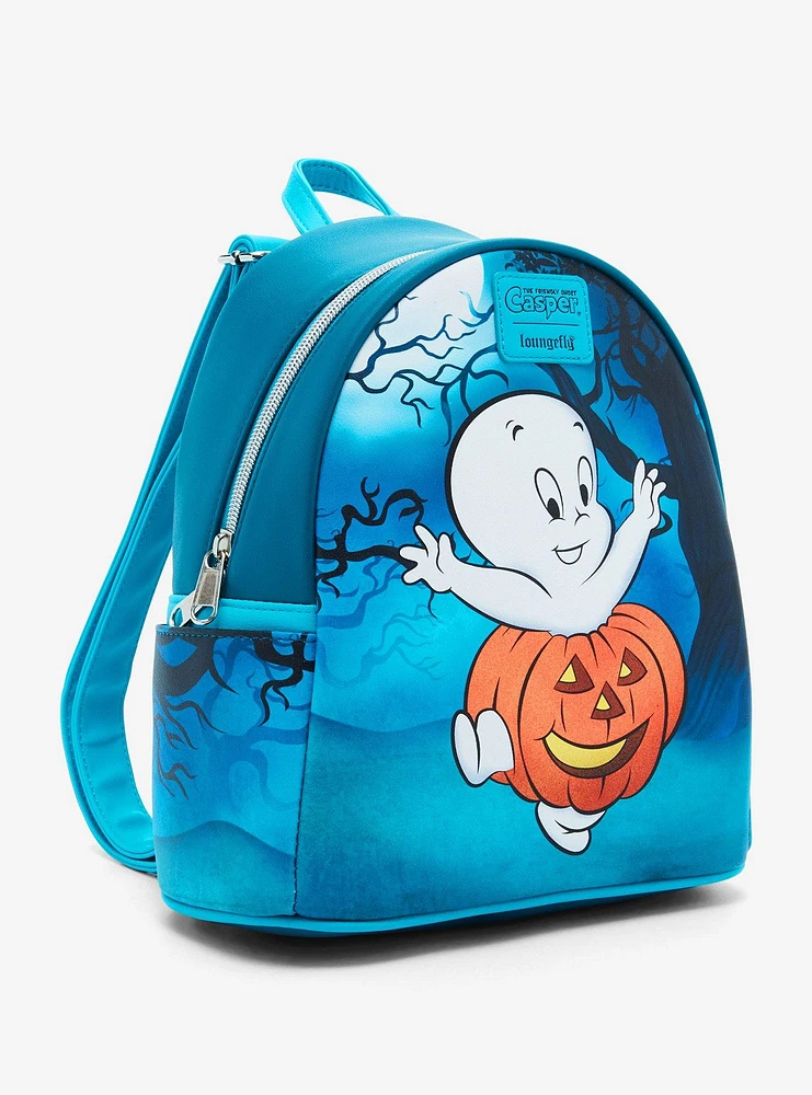 Loungefly Casper The Friendly Ghost Pumpkin Costume Mini Backpack