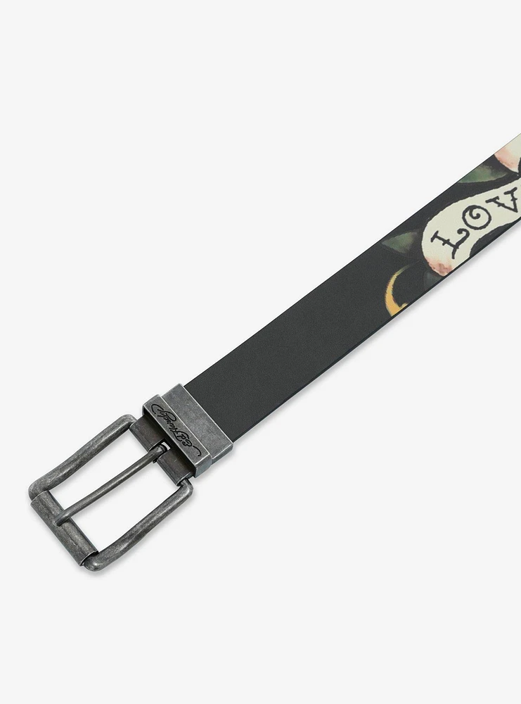 Ed Hardy Tattoo Skull Belt