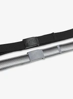 FILA Fabric Buckle Belt Set