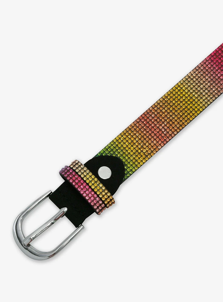 Rainbow Bling Belt