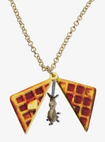 Shrek Donkey Waffle Locket Necklace