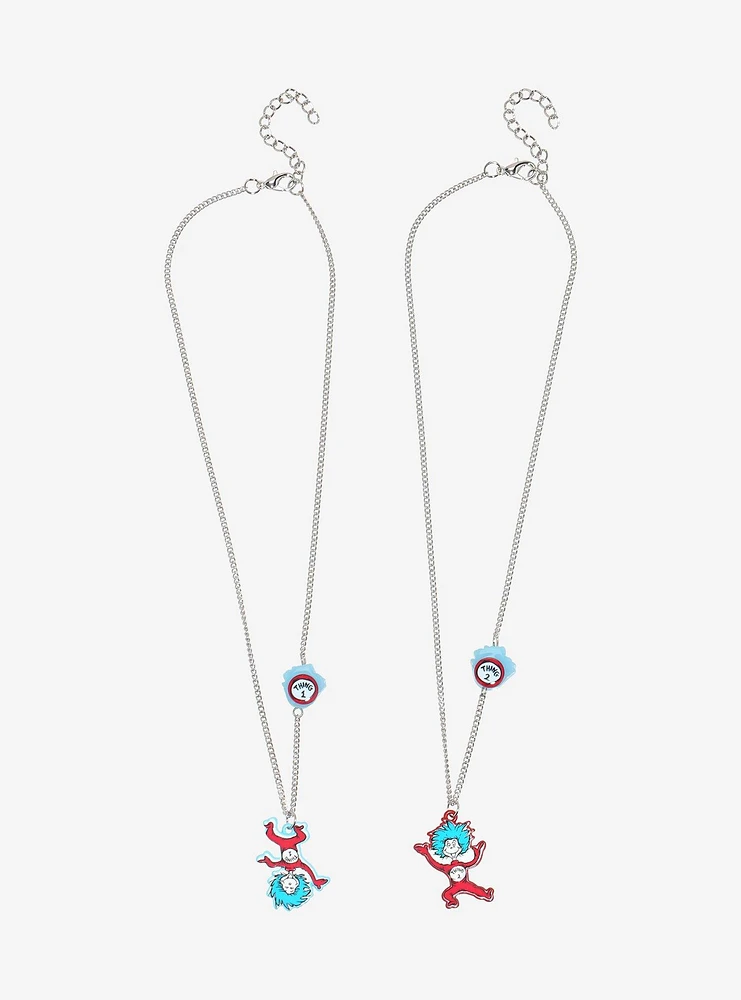 Dr. Seuss Thing 1 & Thing 2 Best Friend Necklace Set