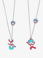 Dr. Seuss Thing 1 & Thing 2 Best Friend Necklace Set