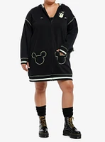 Her Universe Disney Halloween Mickey Mouse Ghost Glow-In-The-Dark Hoodie Dress Plus