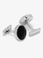 Onyx "I Love You" Stainless Steel Cufflinks