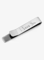 Hidden Message "I Love You" Tie Bar