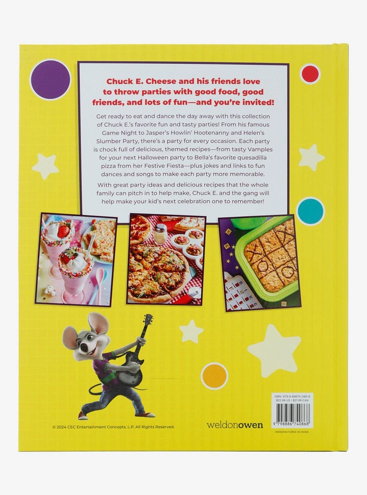 Chuck E. Cheese and Friends Party Cookbook