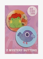 Cute Creature Blind Bag Button 2 Pack By Arcasian