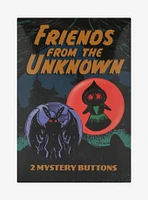 Friends From The Unknown Cryptid Blind Bag Button 2 Pack