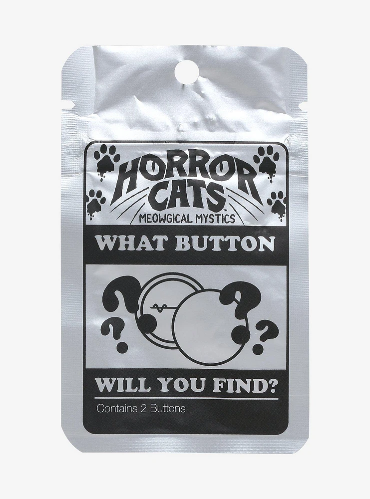 Horror Cat Blind Bag Button Set