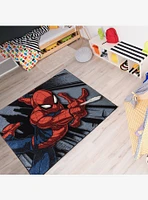 Marvel Spider-Man Gray Accent Rug