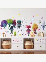 Trolls 3 Band Together with Glitter Wall Decals