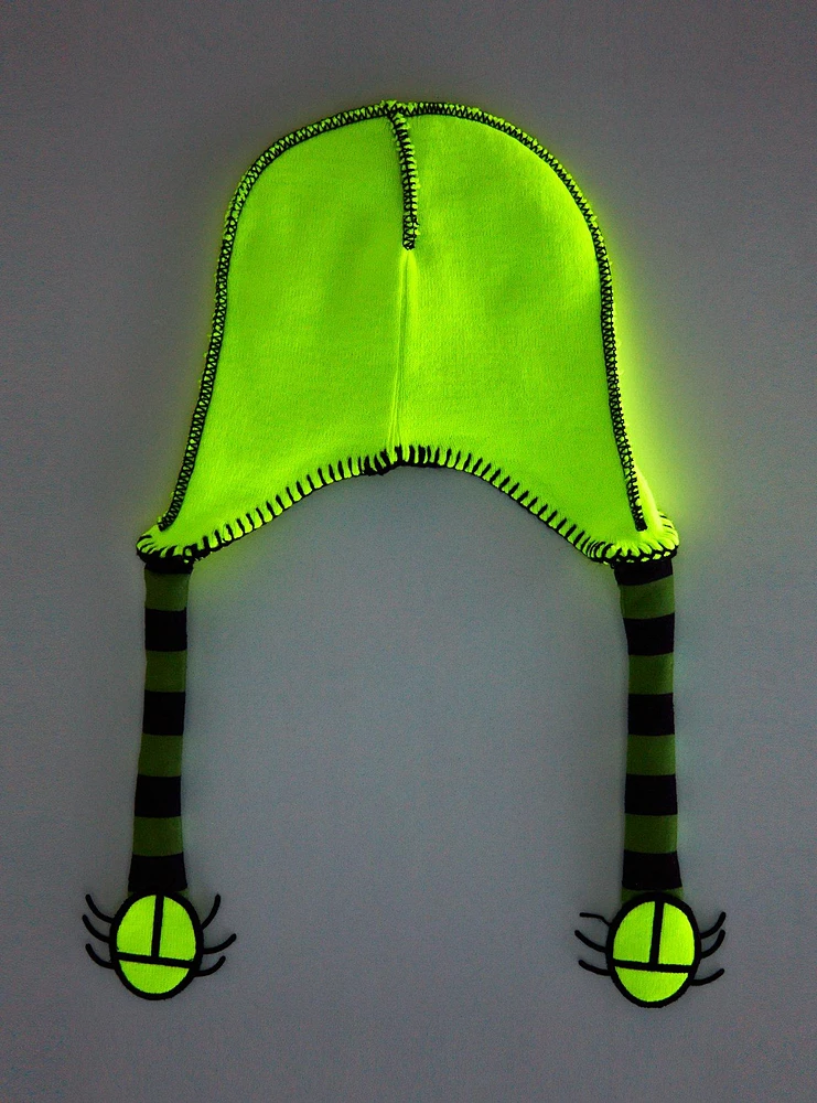 The Nightmare Before Christmas Oogie Boogie Glow-In-The-Dark Tassel Beanie