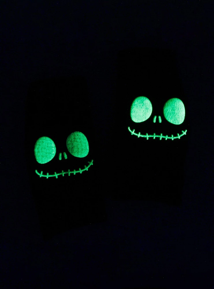 The Nightmare Before Christmas Jack Glow-In-The-Dark Fingerless Gloves