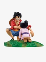 Bandai Spirits One Piece Ichibansho Revible Moment Monkey D. Luffy & Momonosuke Figure(A New Dawn Ver.)