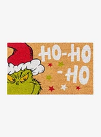 The Grinch Santa Ho Ho Ho Coir Mat 2-Pack