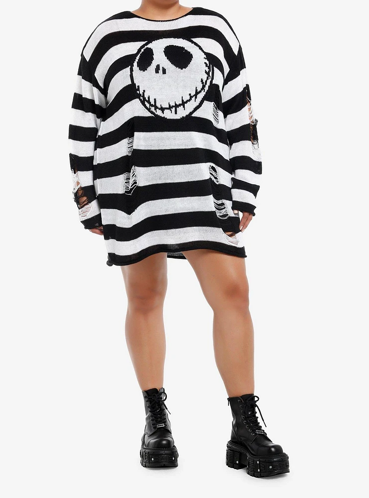 Her Universe The Nightmare Before Christmas Jack Skellington Sweater Dress Plus