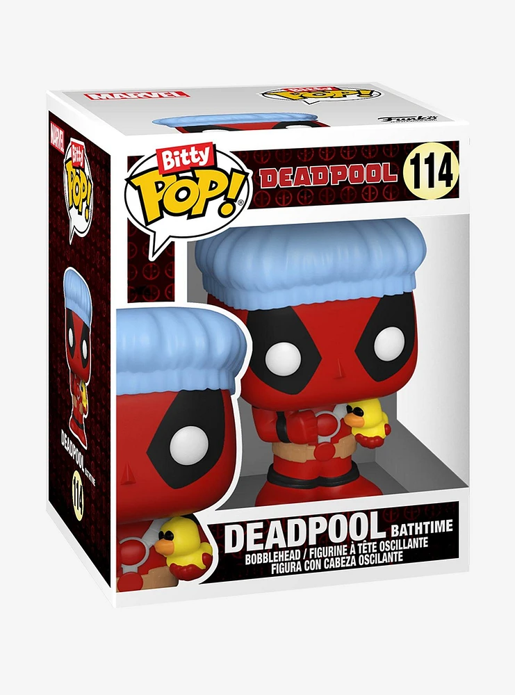 Funko Marvel Deadpool Bitty Pop! Bathtime Vinyl Figure Set