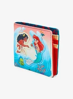 Loungefly Disney Princess Moana & Ariel Small Wallet - BoxLunch Exclusive