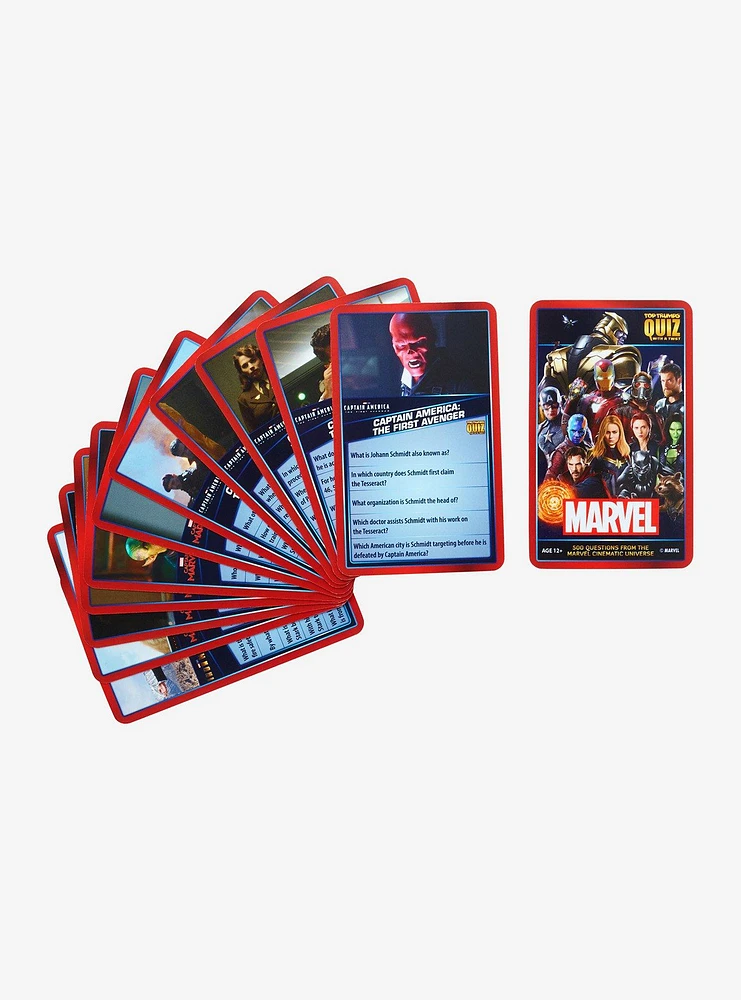 Marvel Cinematic Universe Top Trumps Quiz Game