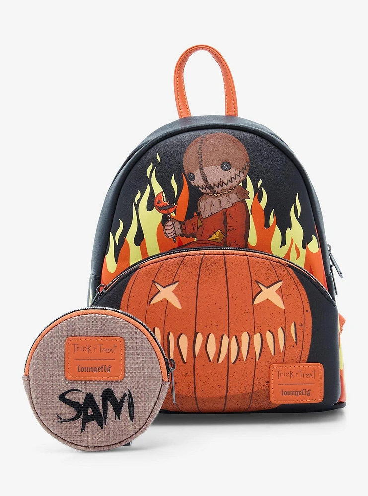 Loungefly Trick 'R Treat Sam & Jack-O'-Lantern Mini Backpack