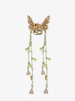 Thorn & Fable Butterfly Flower Chain Claw Hair Clip