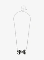 Ghost Nameplate Necklace