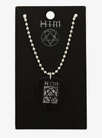 HIM Heartagram Guitar Pick Ball Chain Necklace