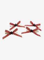 Social Collision Star Plaid Bow Hair Clip Set