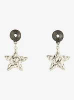 Cosmic Aura Spiral Star Drop Earring