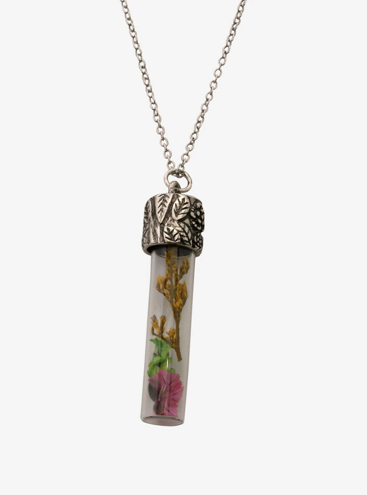 Thorn & Fable Pressed Flower Pendant Best Friend Necklace Set