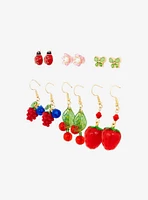 Sweet Society Fruit Butterfly Earring Set