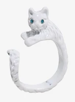 Sweet Society White Cat Wrap Ring
