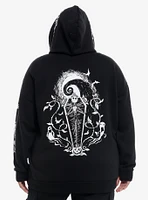 Her Universe The Nightmare Before Christmas Patches Girls Hoodie Plus