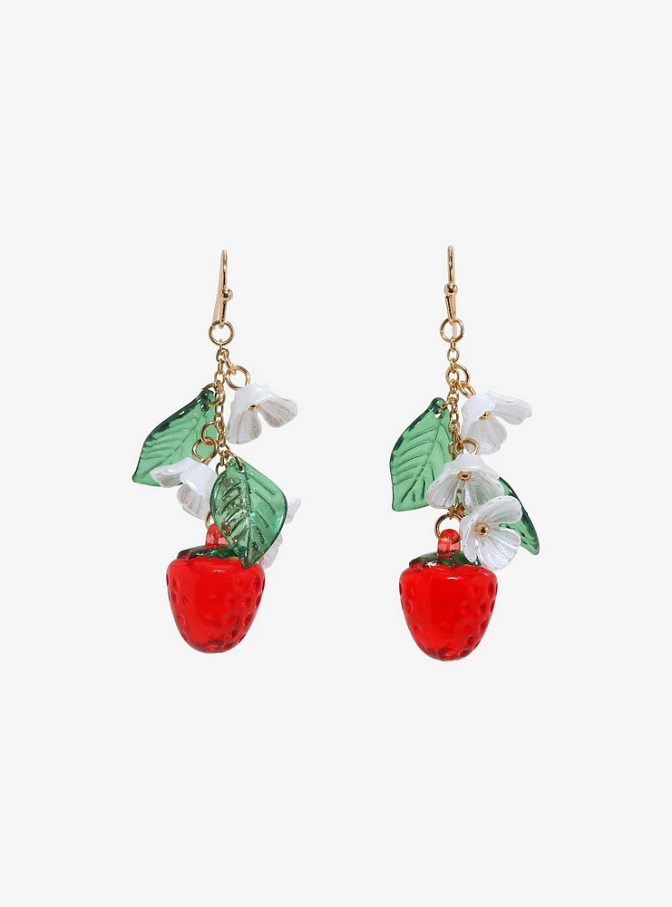 Sweet Society Strawberry Flower Earrings