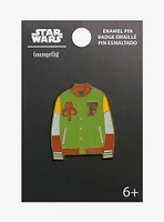 Loungefly Star Wars Boba Fett Varsity Jacket Enamel Pin - BoxLunch Exclusive