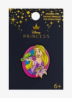 Loungefly Disney Tangled Rapunzel & Pascal Portrait Enamel Pin - BoxLunch Exclusive