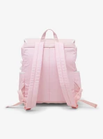 Kawaii Pink Heart Pin Collector Backpack