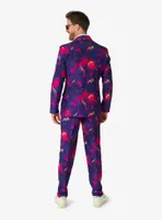 Retro Neon Navy Suit