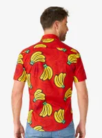 Donkey Kong Short Sleeve Button-Up Shirt