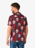 Friday the 13th Short Sleeve Button-Up Shirt