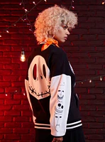 Her Universe The Nightmare Before Christmas Characters Girls Oversized Varsity Jacket