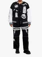 Her Universe The Nightmare Before Christmas Characters Girls Oversized Varsity Jacket Plus