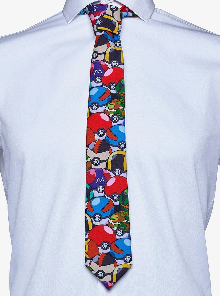 Pokémon Pokeball Tie