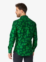 St. Pats Green Long Sleeve Button-Up Shirt
