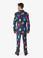 Confetti Balloons Navy Suit