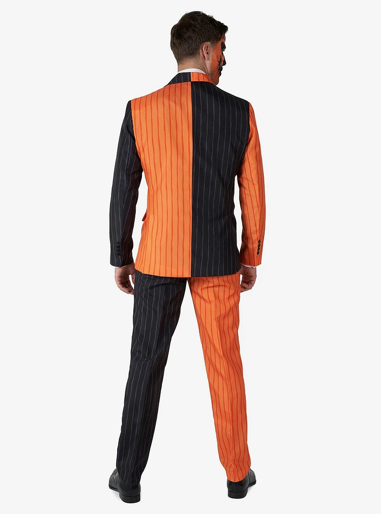 Jack-O Pinstripe Black Suit